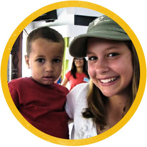 Natasha and little boy from the Dominican Republic.