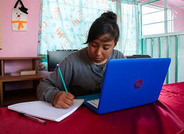 Give children in poverty access to computers and the internet