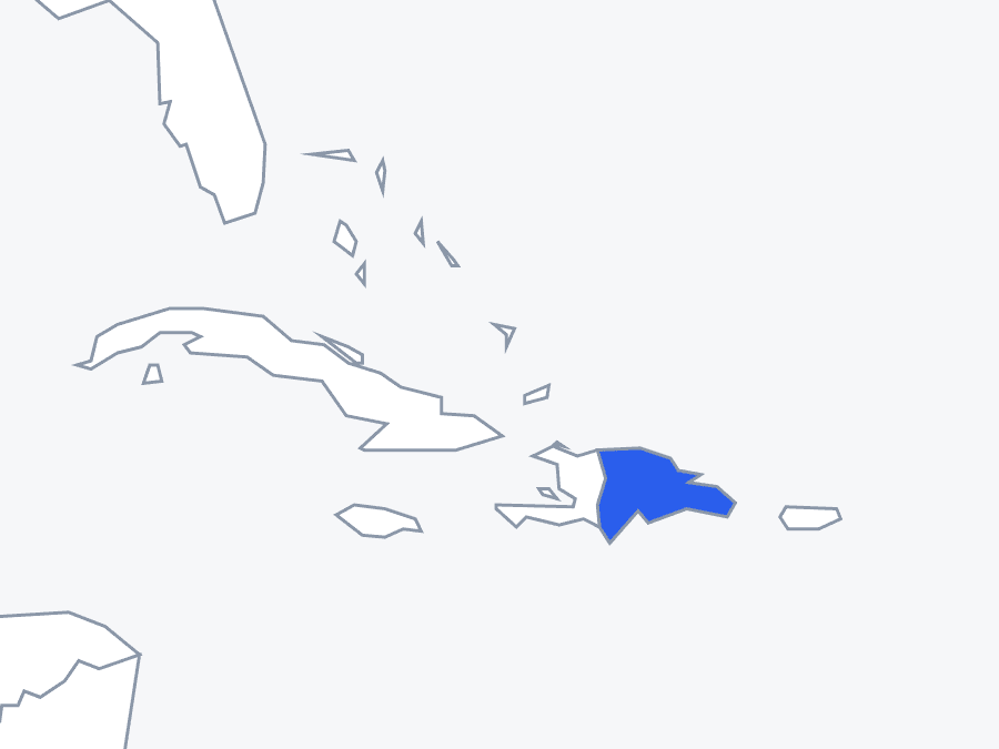 Map of the Dominican Republic