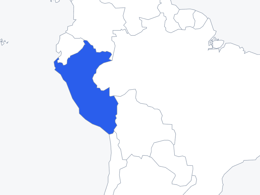 Map of Peru