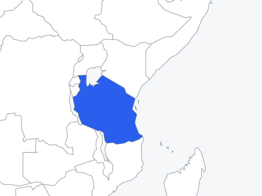 Map of Tanzania
