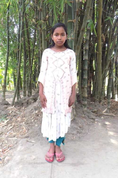 An unsponsored girl named Nitu from Bangladesh who is vulnerable to exploitation and has waited 449 days for a sponsor.