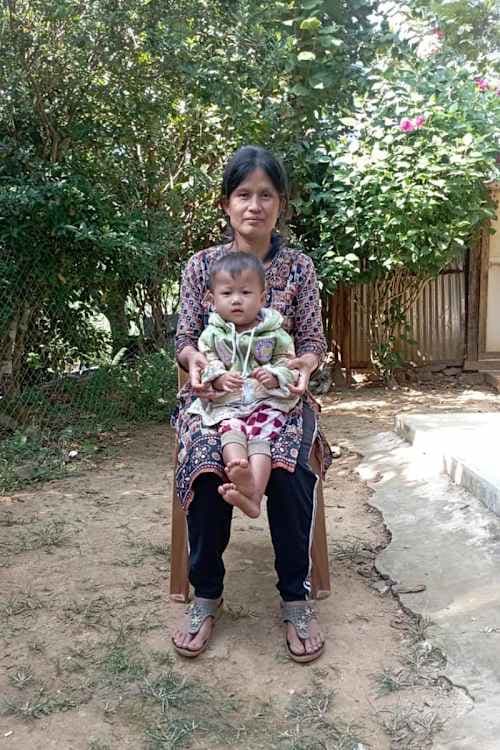 An unsponsored girl named Lina from Bangladesh who is vulnerable to exploitation and has waited 586 days for a sponsor.