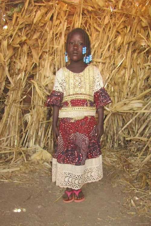 An unsponsored girl named Guemila from Burkina Faso who lives in an AIDS-affected area, is vulnerable to exploitation and has waited 523 days for a sponsor.