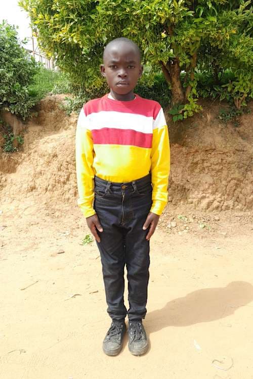 An unsponsored boy named Ngenzi from Rwanda who lives in an AIDS-affected area, is vulnerable to exploitation and has waited 558 days for a sponsor.