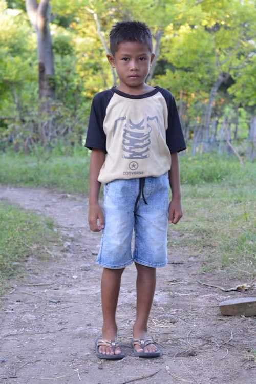 An unsponsored boy named Andis from Indonesia who has waited 488 days for a sponsor.
