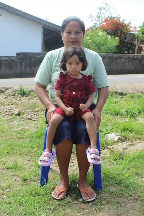 An unsponsored girl named Gladys from Indonesia who has waited 481 days for a sponsor.