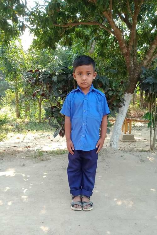 An unsponsored boy named Raj from Bangladesh who is vulnerable to exploitation and has waited 536 days for a sponsor.