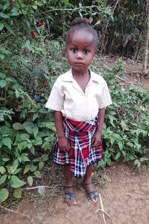 An unsponsored girl named Venia from Haiti who is vulnerable to exploitation and has waited 468 days for a sponsor.