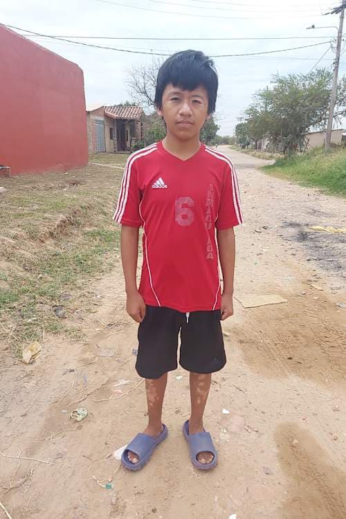 An unsponsored boy named David from Bolivia who has waited 443 days for a sponsor.