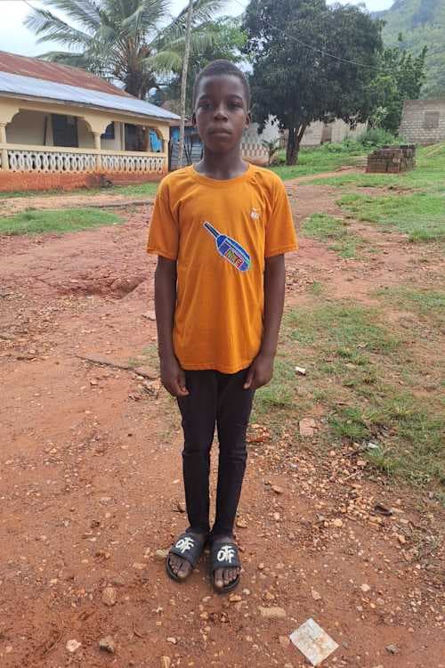 An unsponsored boy named Malibda from Togo who lives in an AIDS-affected area, is vulnerable to exploitation and has waited 450 days for a sponsor.
