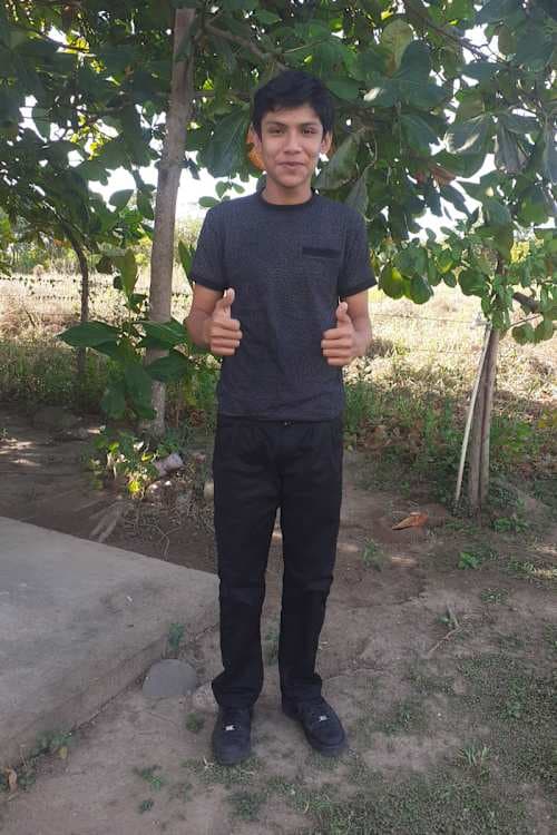 An unsponsored boy named Hildebran from El Salvador who has waited 703 days for a sponsor.