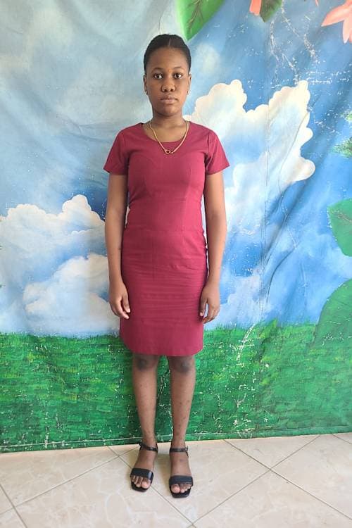 An unsponsored girl named Sabie from Haiti who is vulnerable to exploitation and has waited 445 days for a sponsor.