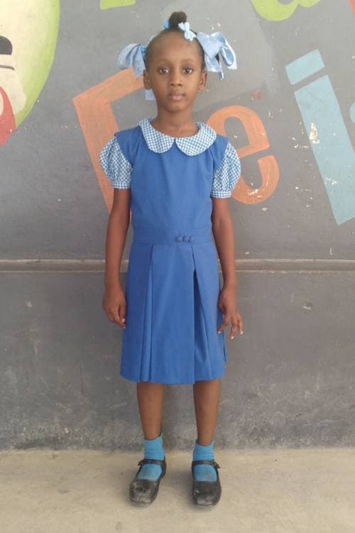An unsponsored girl named Hemaisna from Haiti who is vulnerable to exploitation and has waited 797 days for a sponsor.