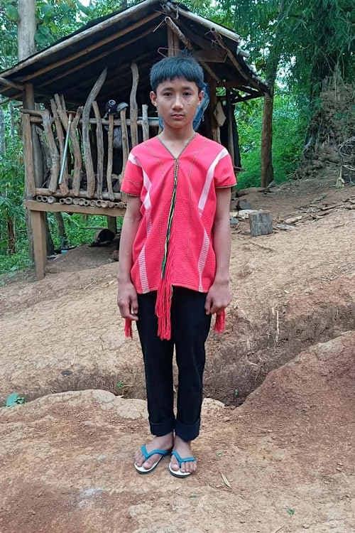 An unsponsored boy named Kpor Wak from Thailand who has waited 517 days for a sponsor.