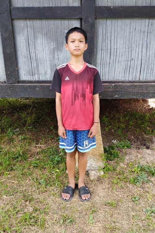 An unsponsored boy named Agung from Indonesia who has waited 535 days for a sponsor.