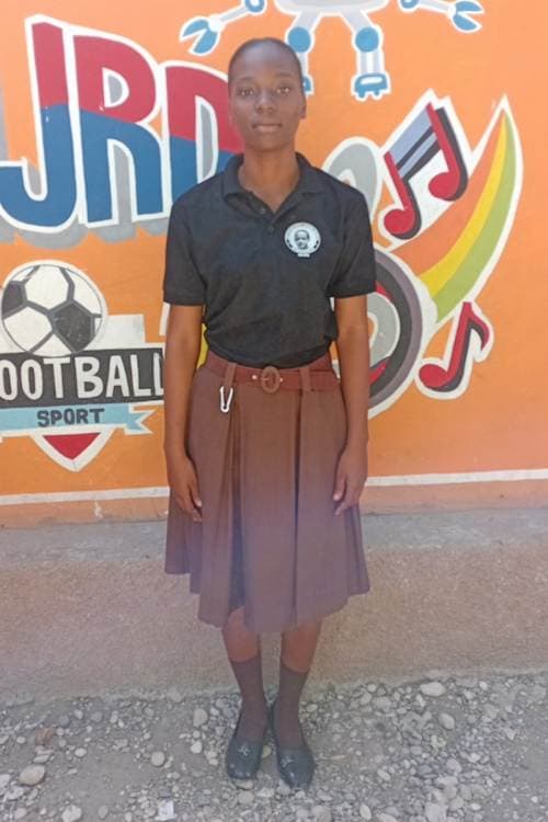 An unsponsored girl named Valdie from Haiti who is vulnerable to exploitation and has waited 731 days for a sponsor.