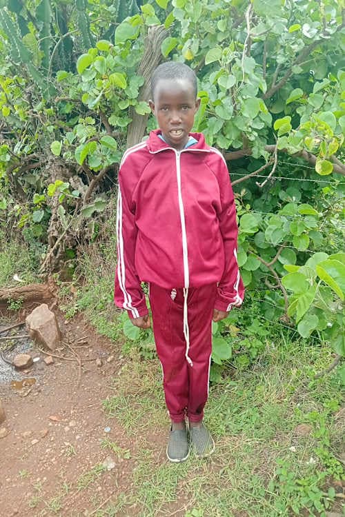 An unsponsored girl named Joyce from Kenya who lives in an AIDS-affected area and has waited 579 days for a sponsor.
