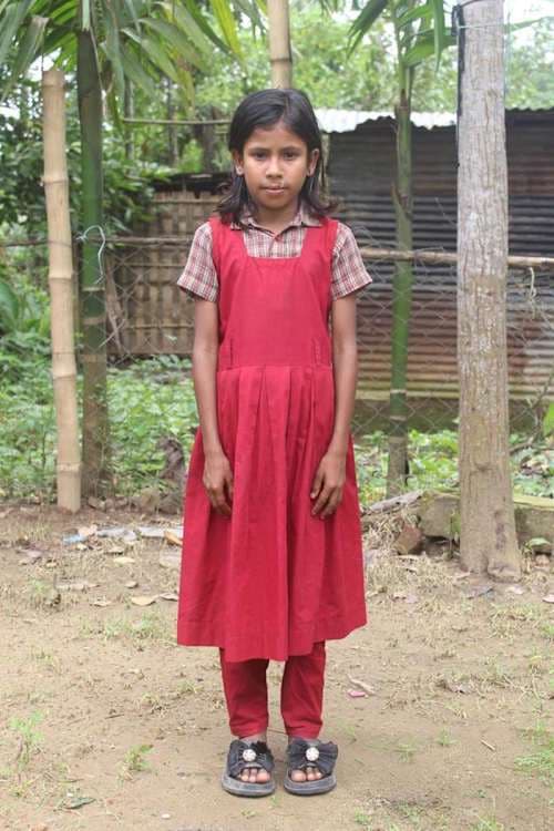 An unsponsored girl named Sabira from Bangladesh who is vulnerable to exploitation and has waited 502 days for a sponsor.