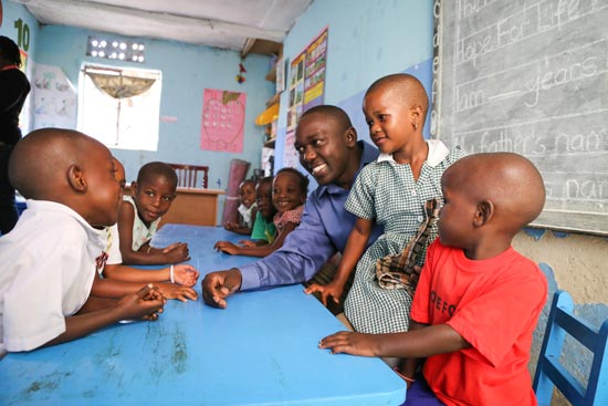 Richmond serves children in poverty as the senior pastor at New Life Baptist Church in Kampala, Uganda