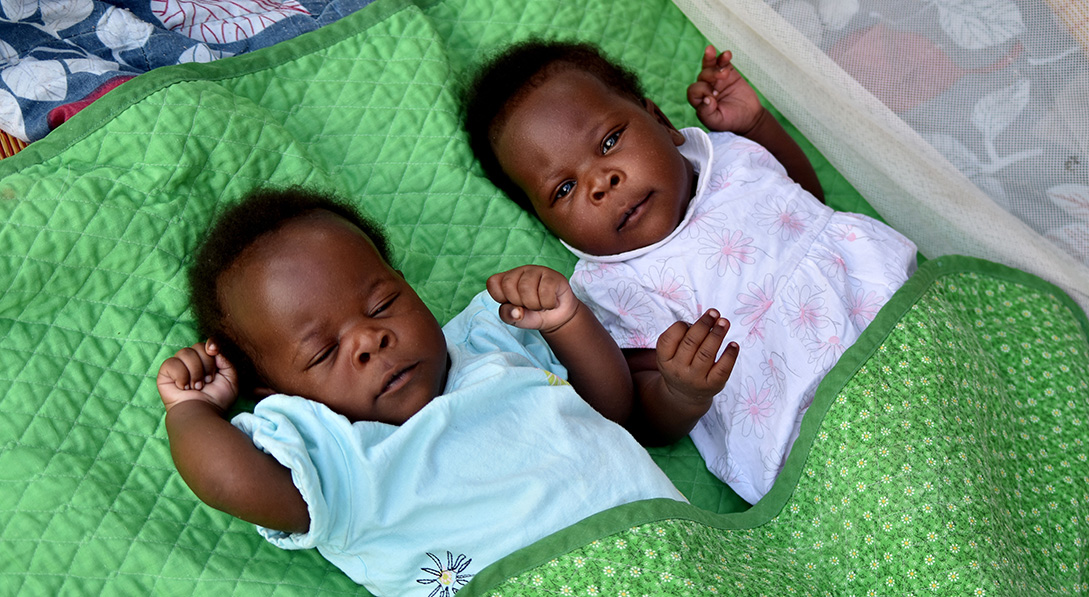 Amina's twins - Babirye and Kato