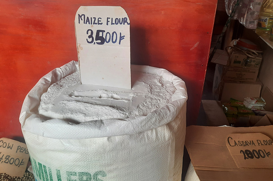 maize flour in Uganda