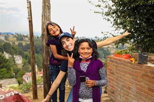 Daniela with Cristina and Jade