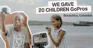 Kids create GoPro footage for a day.