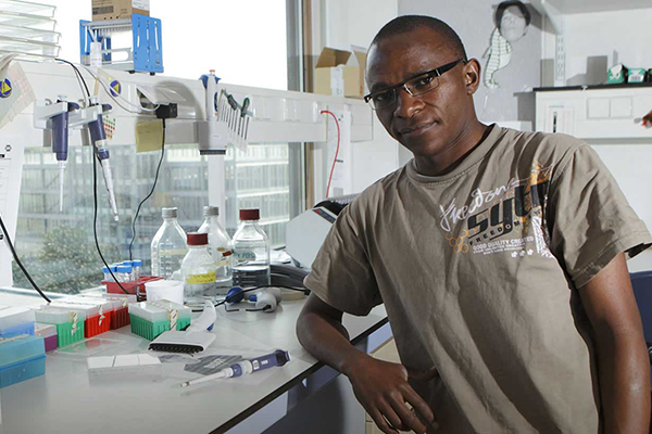 Joshua Miago is a former sponsored child and is now a doctoral candidate researching malaria vaccinations