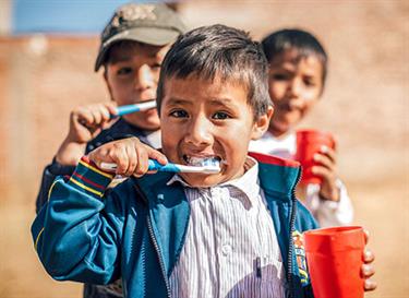 Provide dental hygiene to children in poverty
