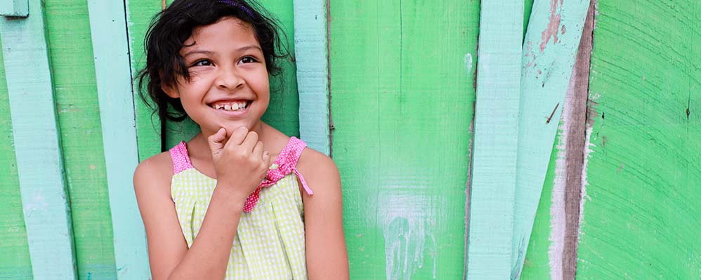 Child in Honduras Smiling