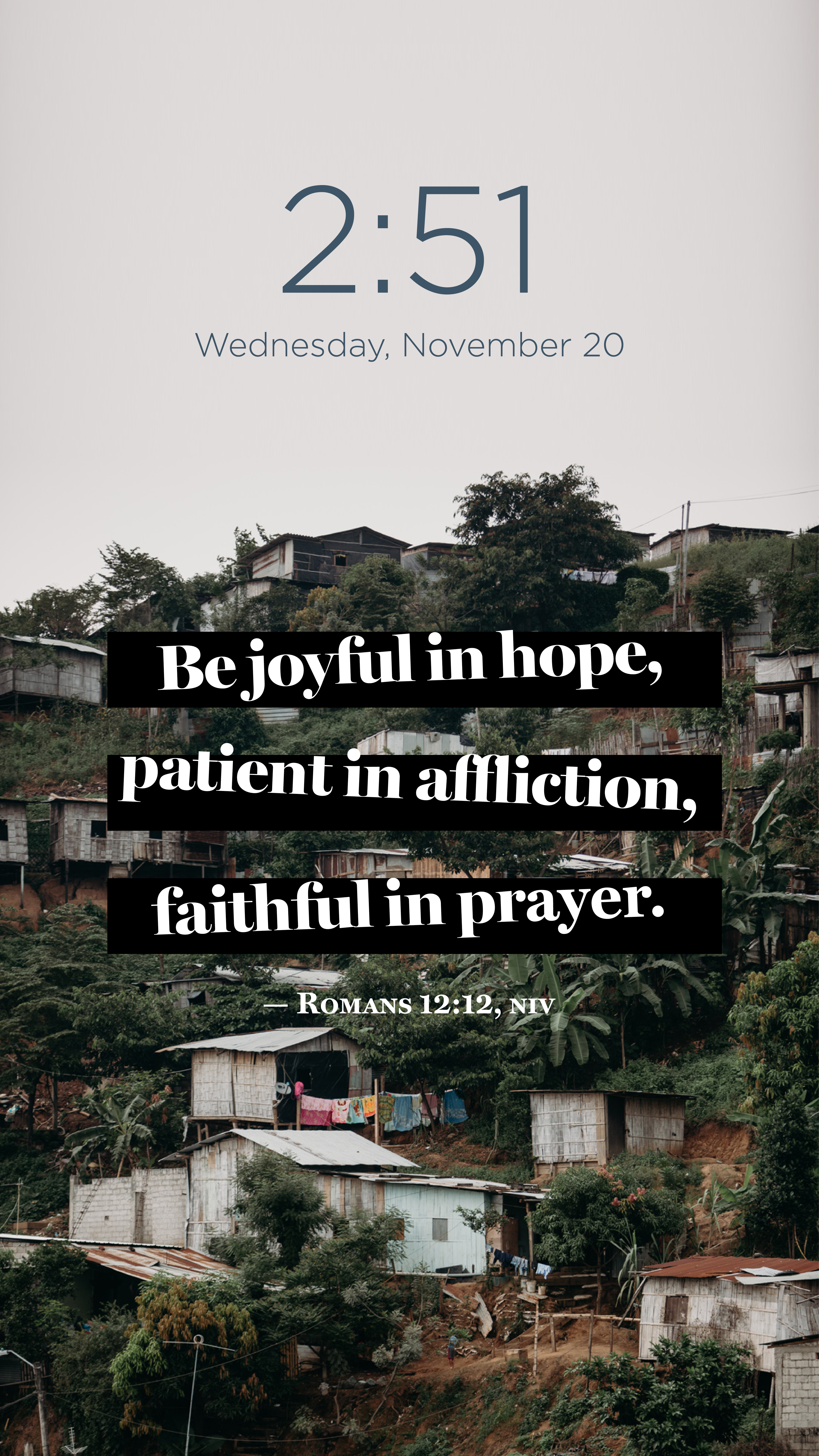 Phone Background Image with Quote