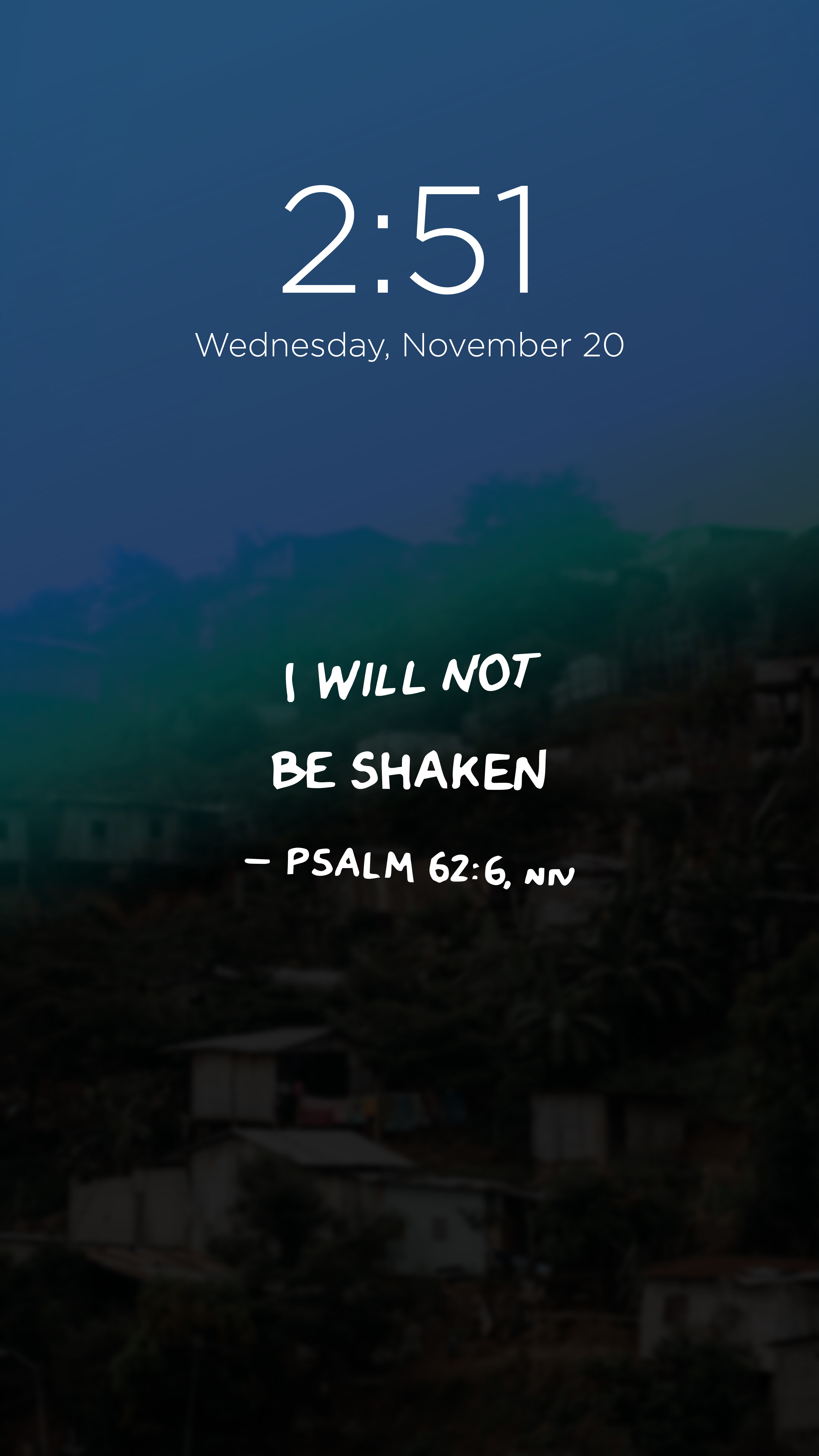 Phone Background Image with Quote