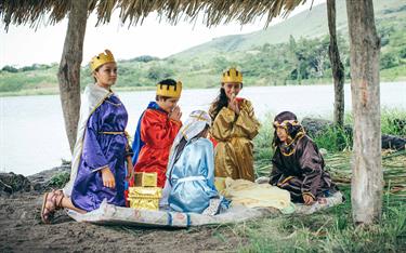 Sponsored children in Peru celebrate Christmas
