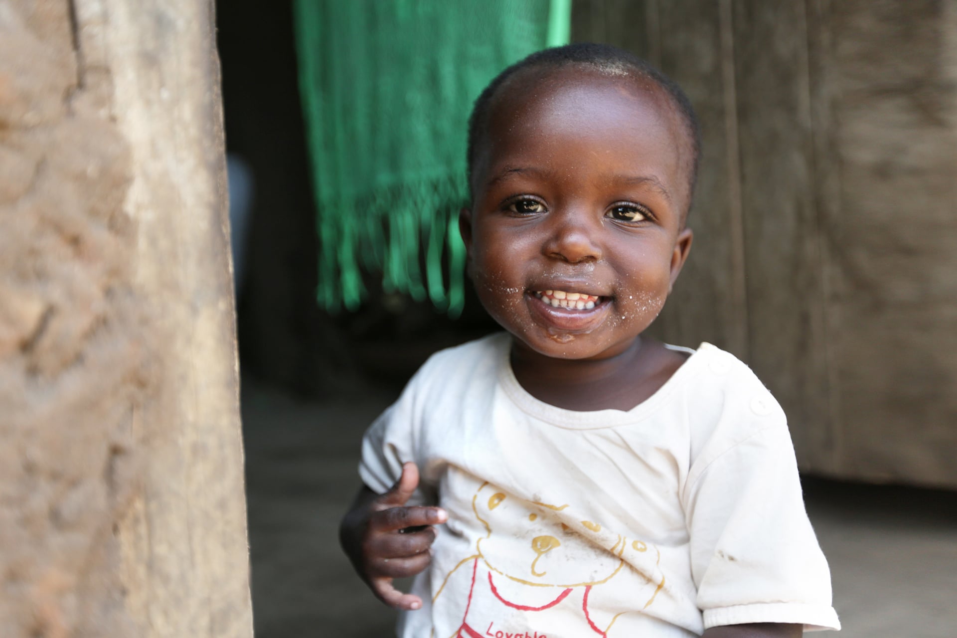 Young child in Uganda