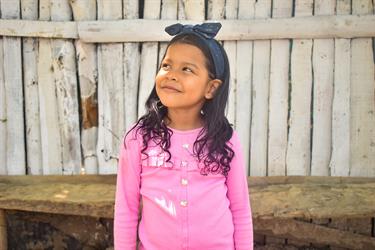 Yorith, a 7-year-old in Colombia
