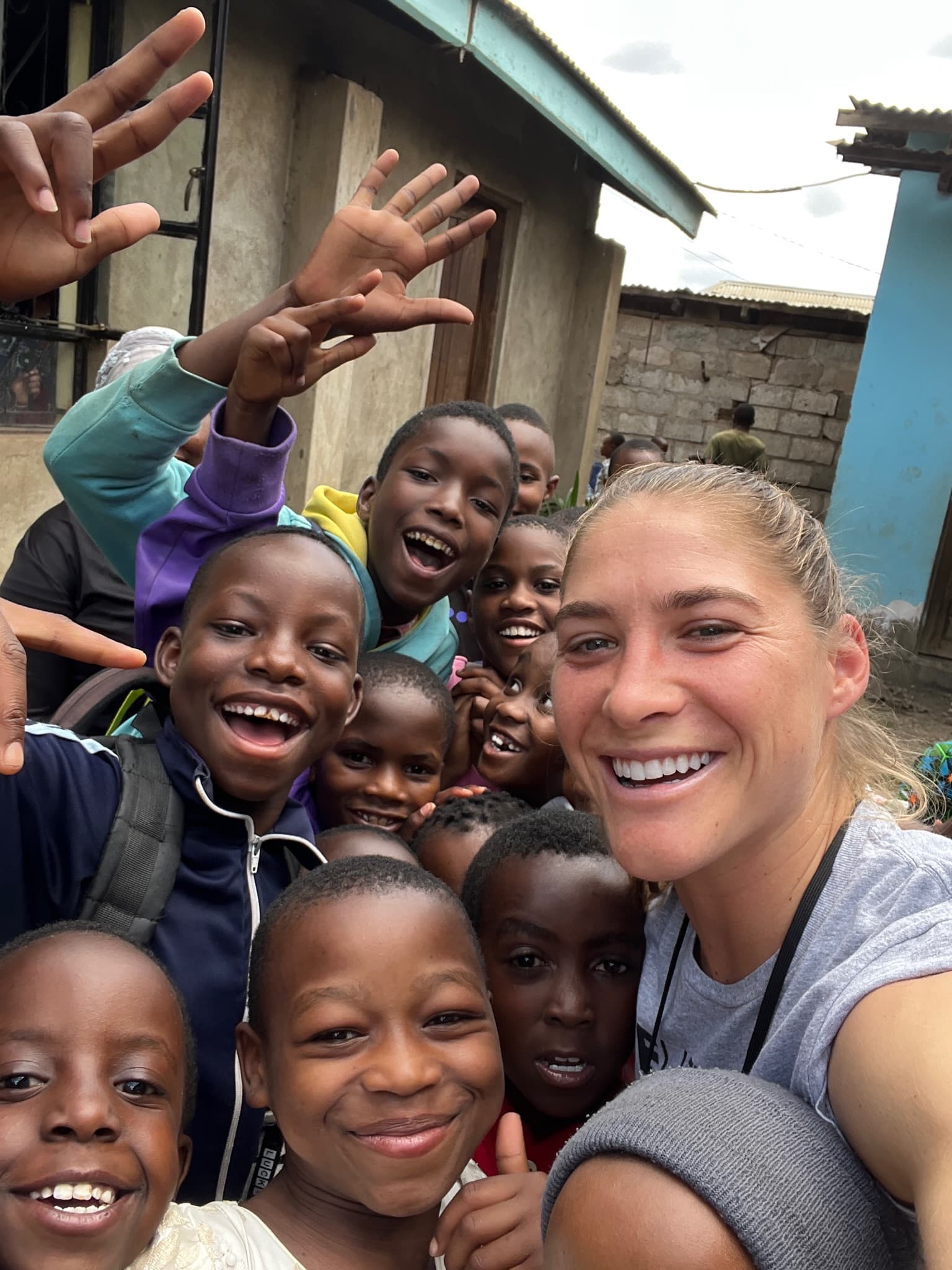 Aubrey Kingsbury in Tanzania