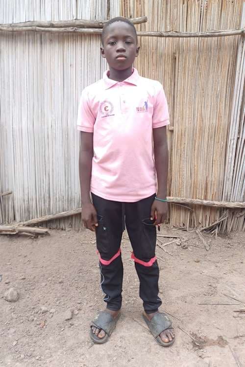 An unsponsored boy named Gnine from Togo who lives in an AIDS-affected area, is vulnerable to exploitation and has waited 499 days for a sponsor.