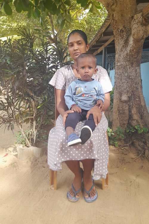 An unsponsored boy named Shaksith from Sri Lanka who has waited 649 days for a sponsor.