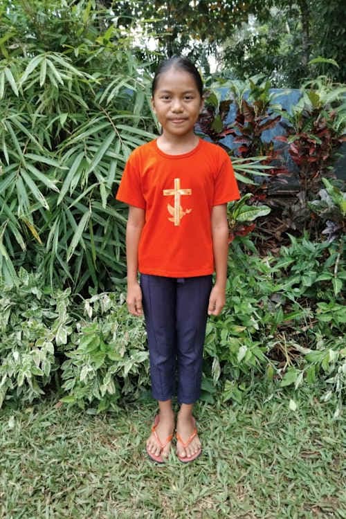 An unsponsored girl named Pebby from Indonesia who has waited 336 days for a sponsor.