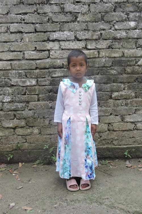 An unsponsored girl named Joya from Bangladesh who is vulnerable to exploitation and has waited 378 days for a sponsor.
