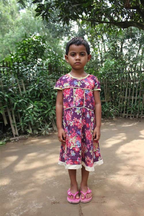 An unsponsored girl named Maya from Bangladesh who is vulnerable to exploitation and has waited 518 days for a sponsor.