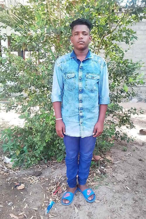 An unsponsored boy named Midhushan from Sri Lanka who has waited 250 days for a sponsor.