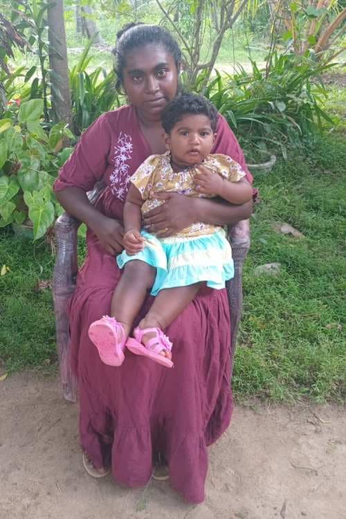 An unsponsored girl named Shenaya from Sri Lanka who has waited 629 days for a sponsor.