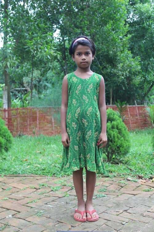An unsponsored girl named Adiba from Bangladesh who is vulnerable to exploitation and has waited 489 days for a sponsor.