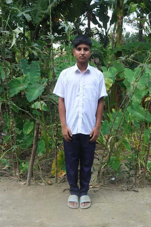 An unsponsored boy named Nirab from Bangladesh who is vulnerable to exploitation and has waited 331 days for a sponsor.