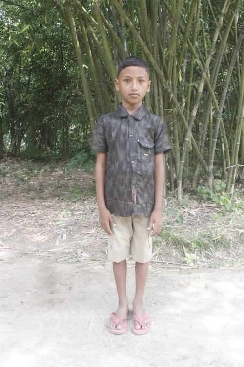 An unsponsored boy named Dipto from Bangladesh who is vulnerable to exploitation and has waited 581 days for a sponsor.