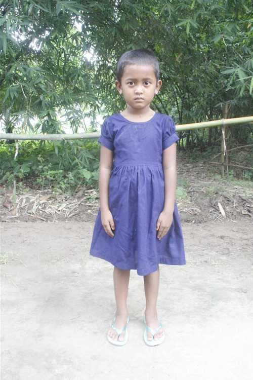 An unsponsored girl named Joti from Bangladesh who is vulnerable to exploitation and has waited 527 days for a sponsor.