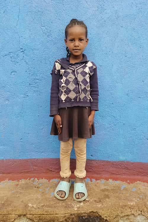 An unsponsored girl named Tihun from Ethiopia who lives in an AIDS-affected area, is vulnerable to exploitation and has waited 631 days for a sponsor.