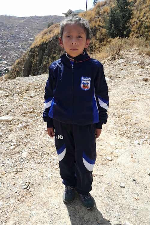 An unsponsored girl named Wendy from Bolivia who has waited 458 days for a sponsor.